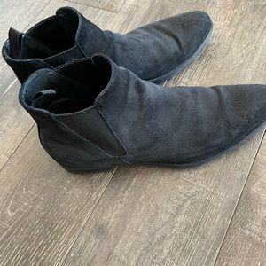 Prada suede boots